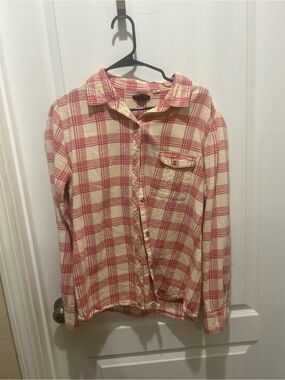 BDG Plaid Button-Up Shirt L